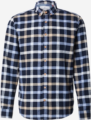 Chemise 'Johan' Kronstadt en bleu : devant