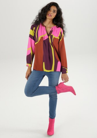 Aniston SELECTED Bluse in Mischfarben