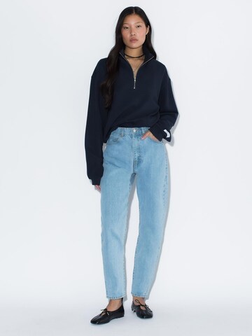 Dr. Denim Tapered Jeans 'Nora High Cropped' in Blue
