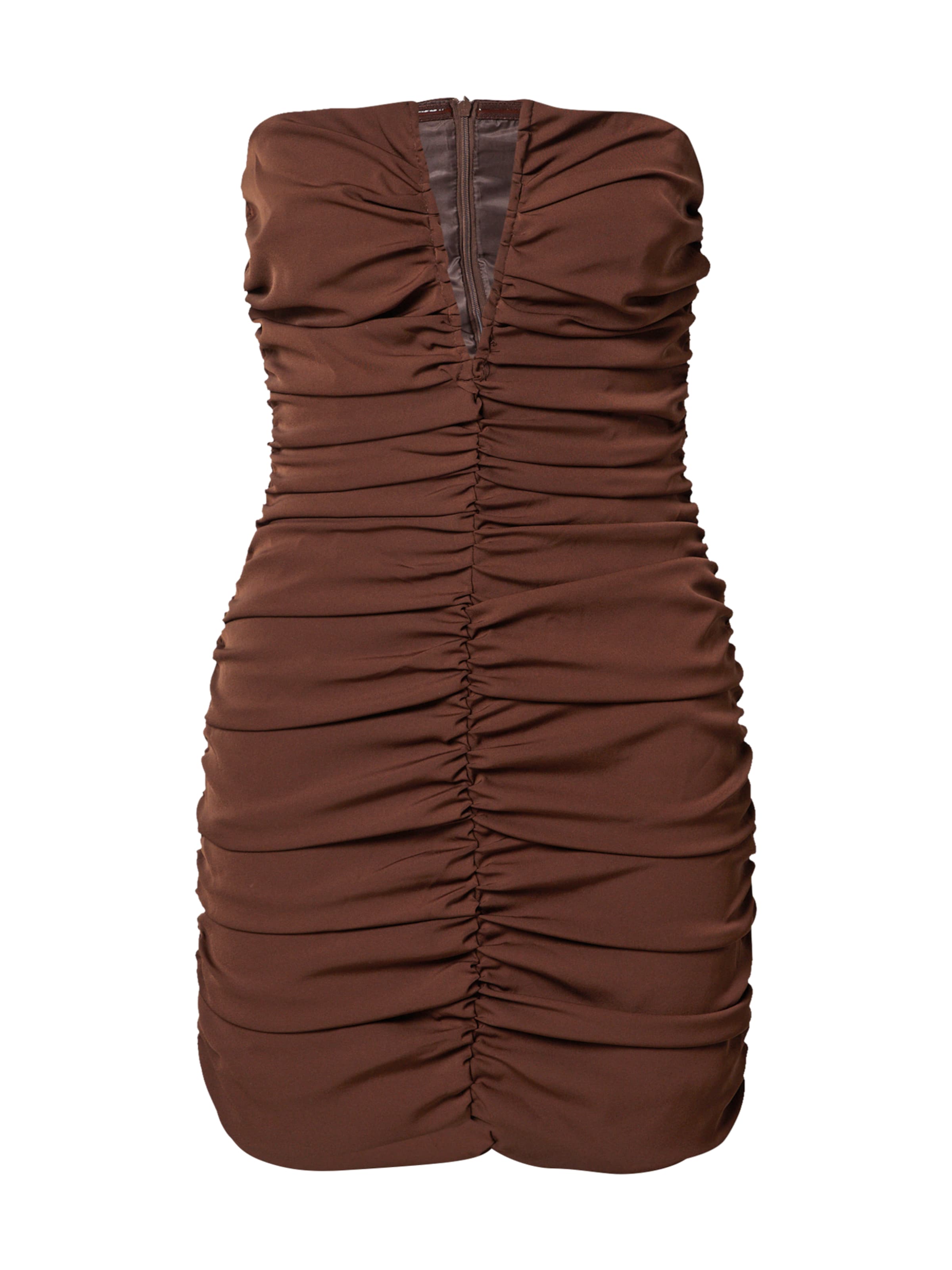 Robe Misspap en marron : devant