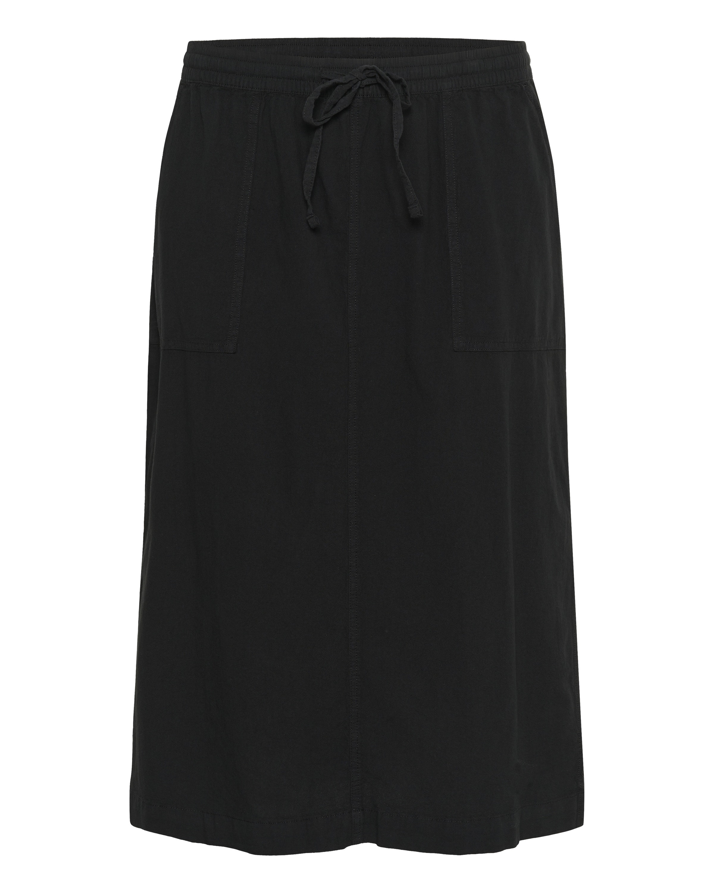 KAFFE CURVE Nederdel 'KCNana' i sort: forside