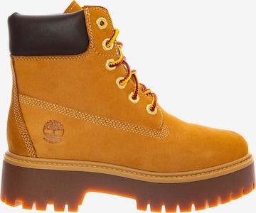 TIMBERLAND Veterlaarzen 'Stone Street 6 Inch Lace Up Waterproof Boot Wheat Brown' in Bruin: voorkant