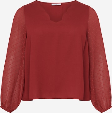 ABOUT YOU Curvy Pusero 'Vivian' värissä punainen: etupuoli