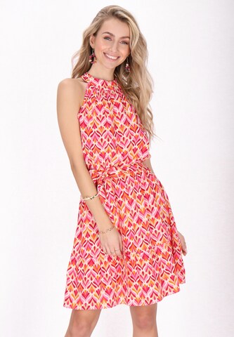 IZIA Summer dress in Pink: front