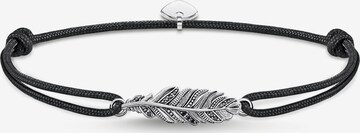 Thomas Sabo Bracelet 'Little Secret Feder' in Silver: front