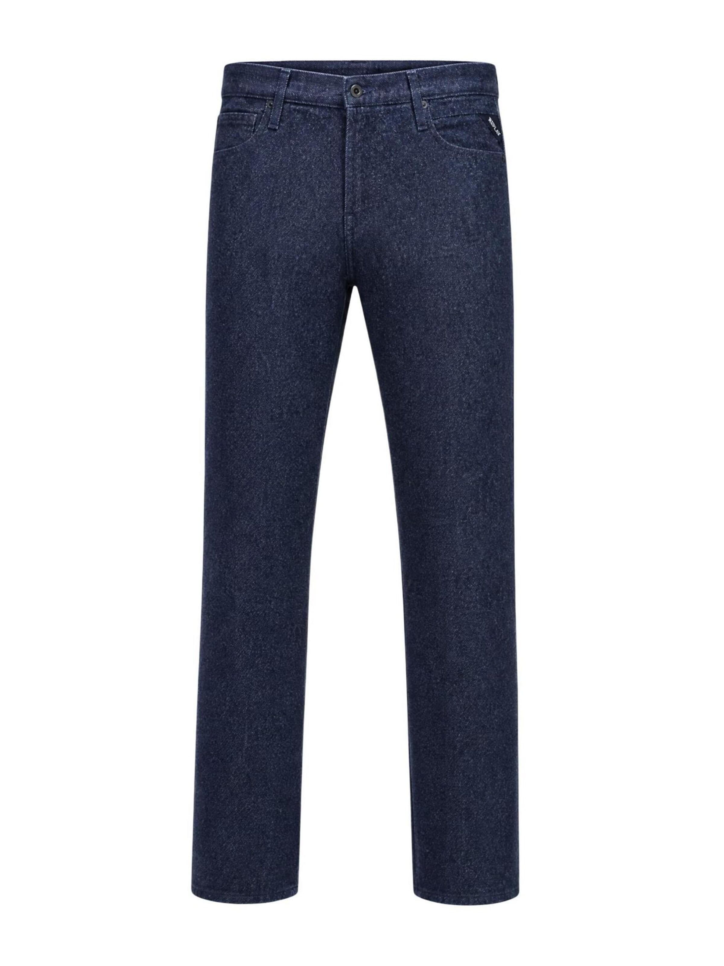 Regular Jean '12 OZ WOOLLY BLUE COTTON DENIM M1075 .000.126 20E' REPLAY en bleu : devant