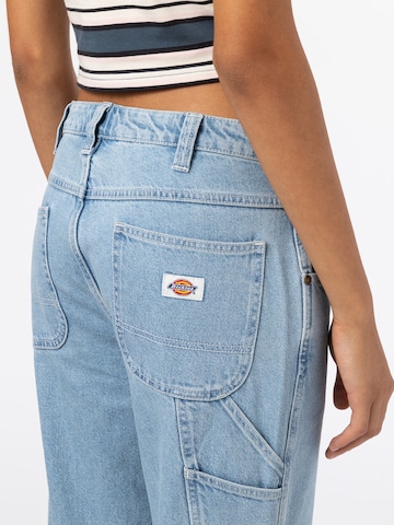 DICKIES Loosefit Jeans i blå