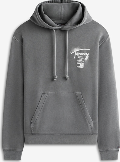 Megztinis be užsegimo iš Tommy Jeans, spalva – tamsiai pilka / balta, Prekių apžvalga