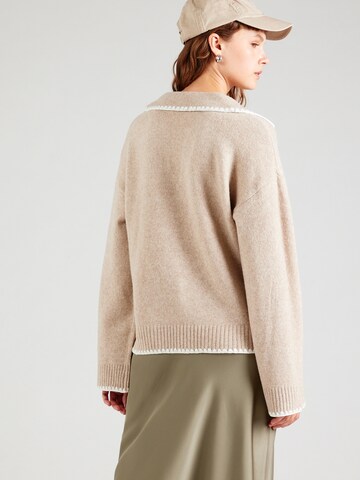 Pull-over 'YAZMIN' VILA en beige