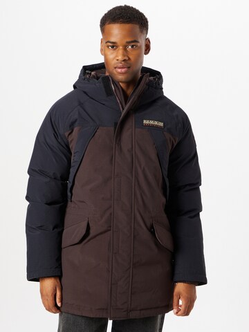 NAPAPIJRI Winter Jacket 'EPOCH' in Brown: front