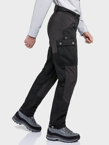 Schöffel Regular Outdoor trousers 'Maghera' in Black
