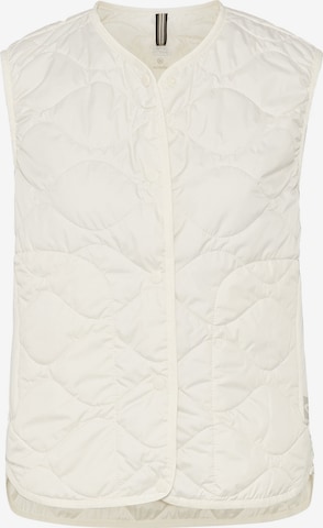 CAMEL ACTIVE Steppweste aus recyceltem Polyester in Weiß: Vorderseite