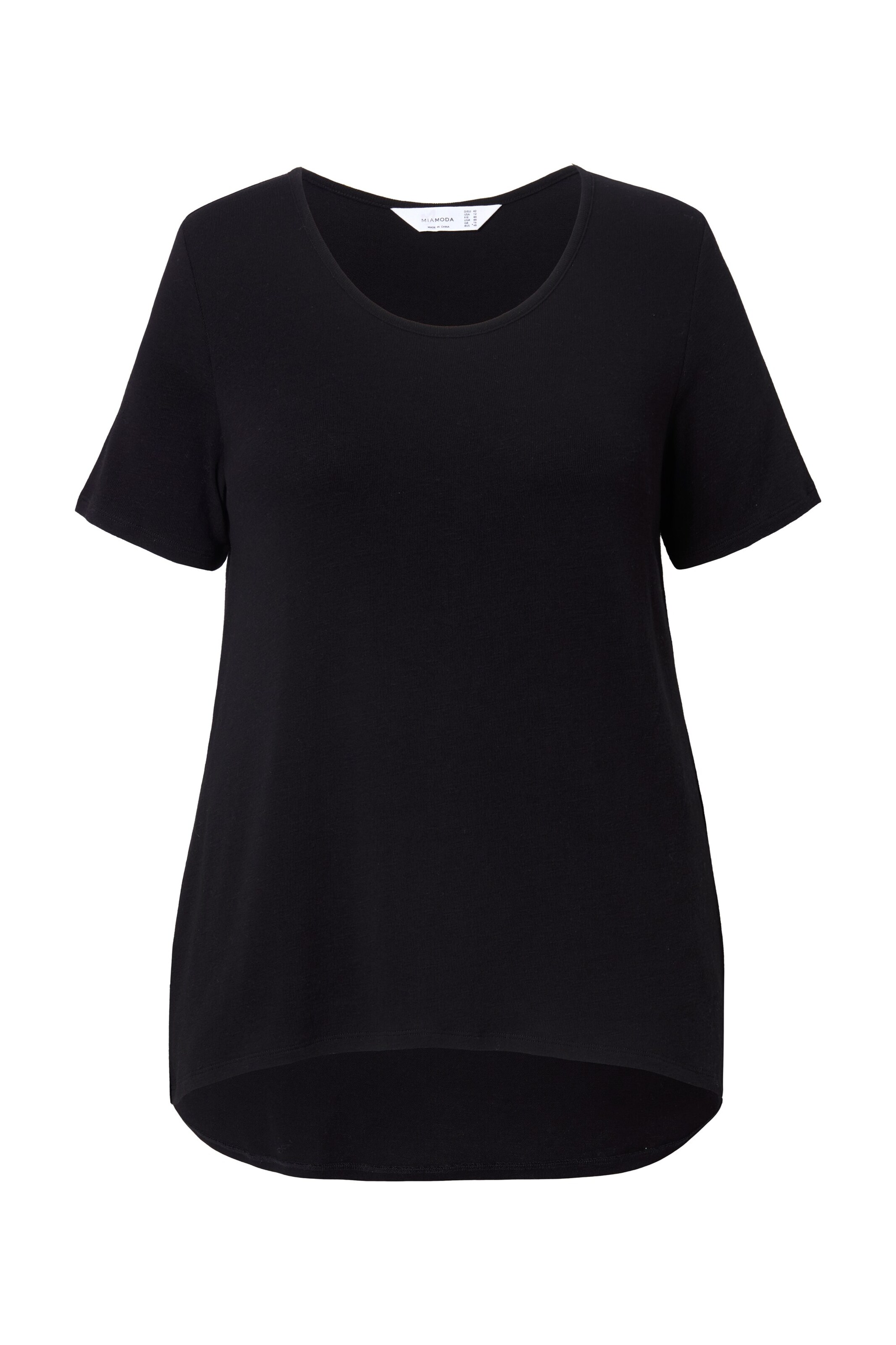 MIAMODA Shirt in Zwart: voorkant