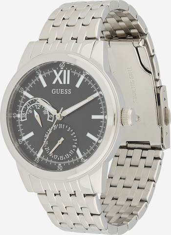 GUESS Analogt ur 'Emerson' i sølv: forside