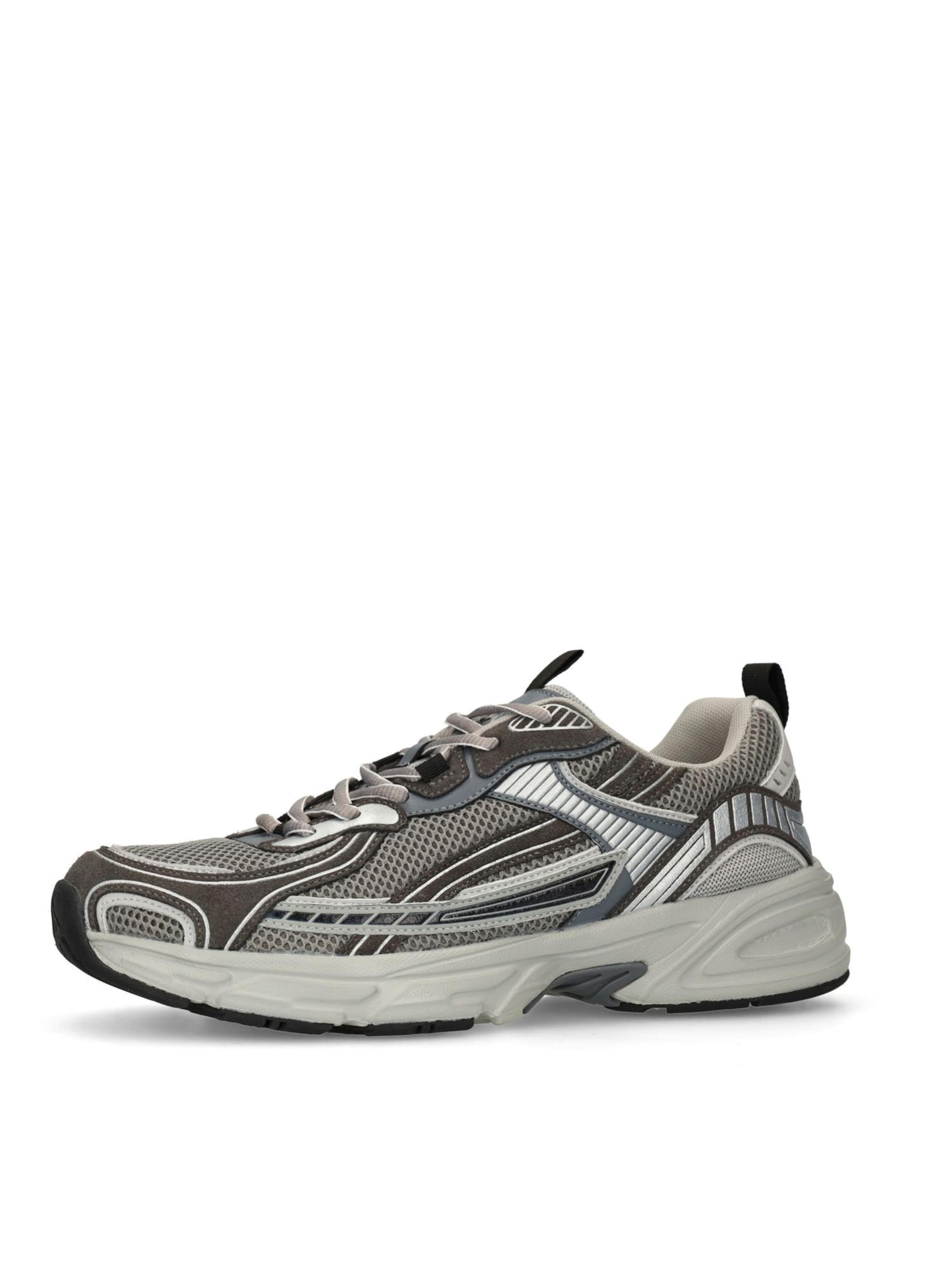 Baskets basses MANFIELD en gris : devant
