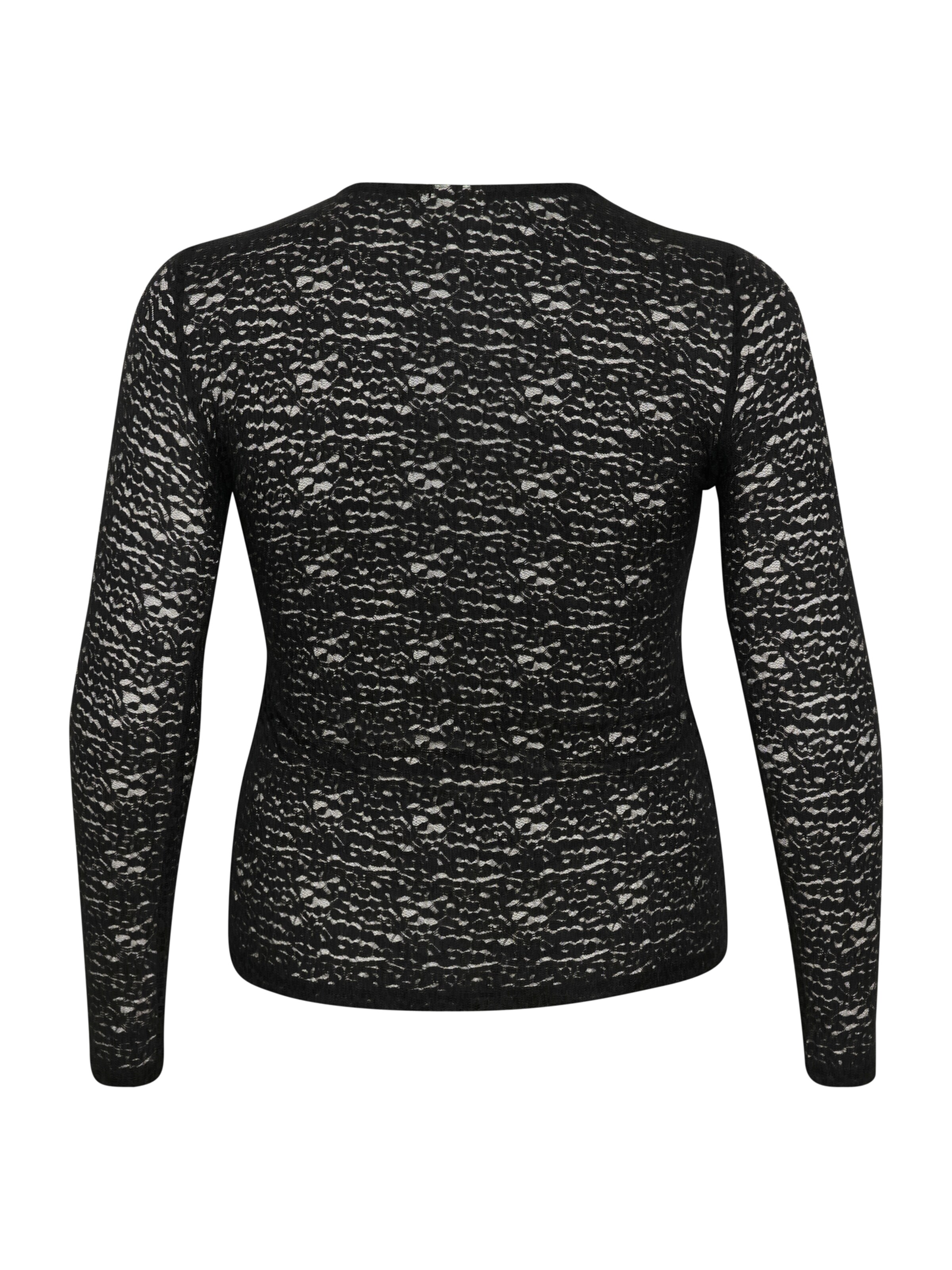 KAFFE CURVE Shirt 'KC Linia' in Schwarz