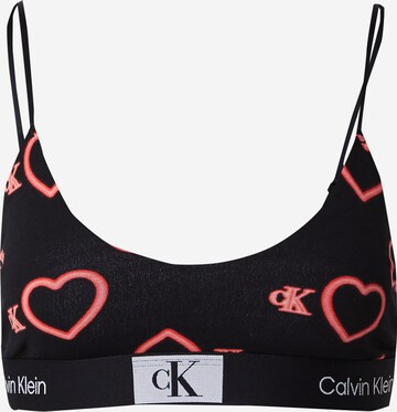 Calvin Klein Underwear Bralette Bra in Black: front