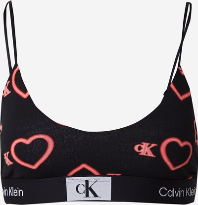 Calvin Klein Underwear Bra in Lobster / Salmon / Black / White, Item view