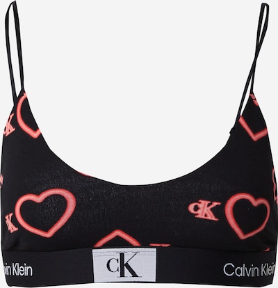 Calvin Klein Underwear Behå i hummer / lax / svart / vit, Produktvy