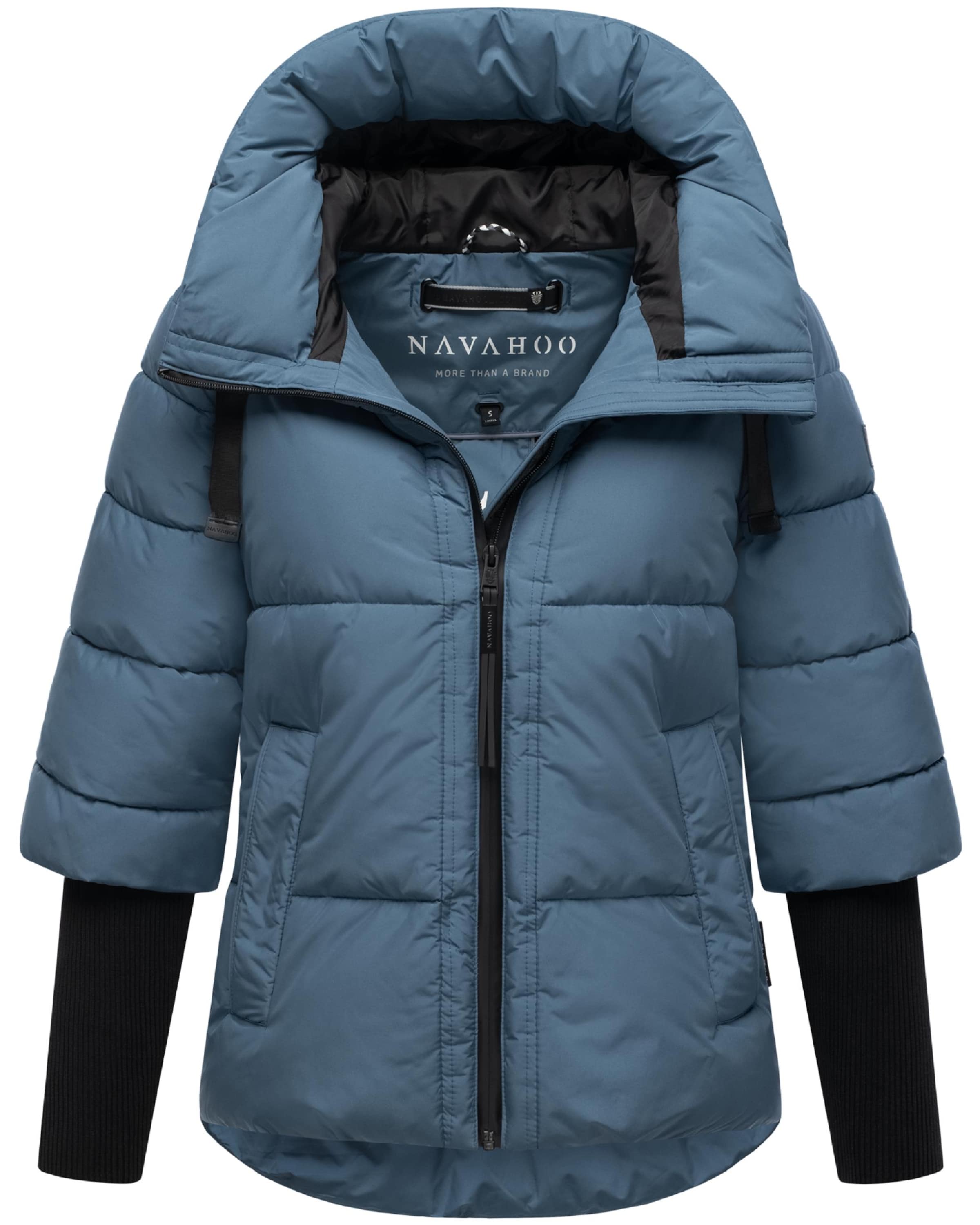 NAVAHOO Winter jacket 'Lotusherz XIV' in Blue