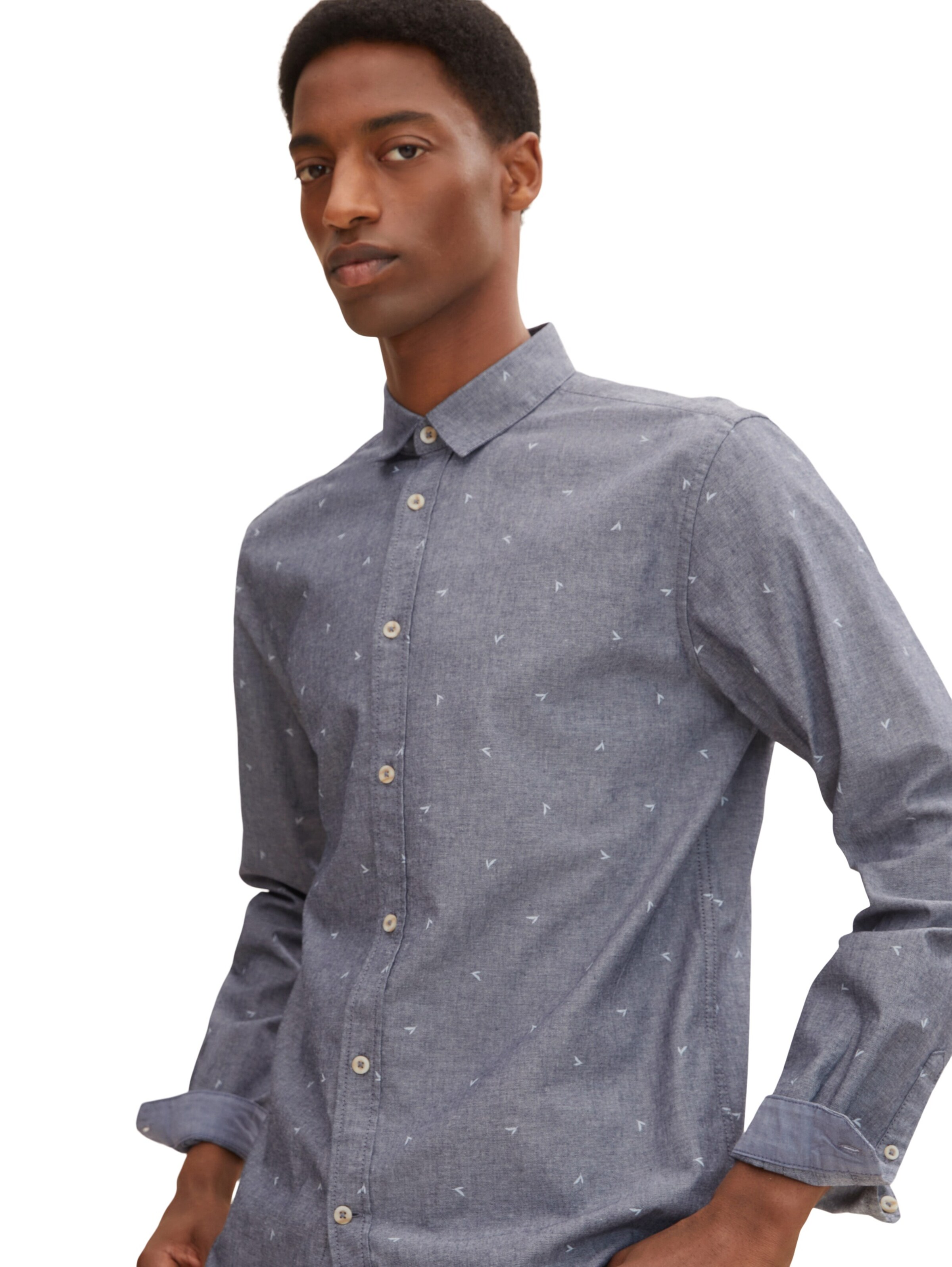 Männer Hemden TOM TAILOR Hemd in Azur, Taubenblau - IJ42152 Männer Hemden TOM TAILOR Hemd in Azur, Taubenblau - IJ42152