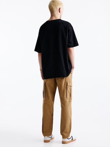 Pull&Bear Regular Trousers in Brown