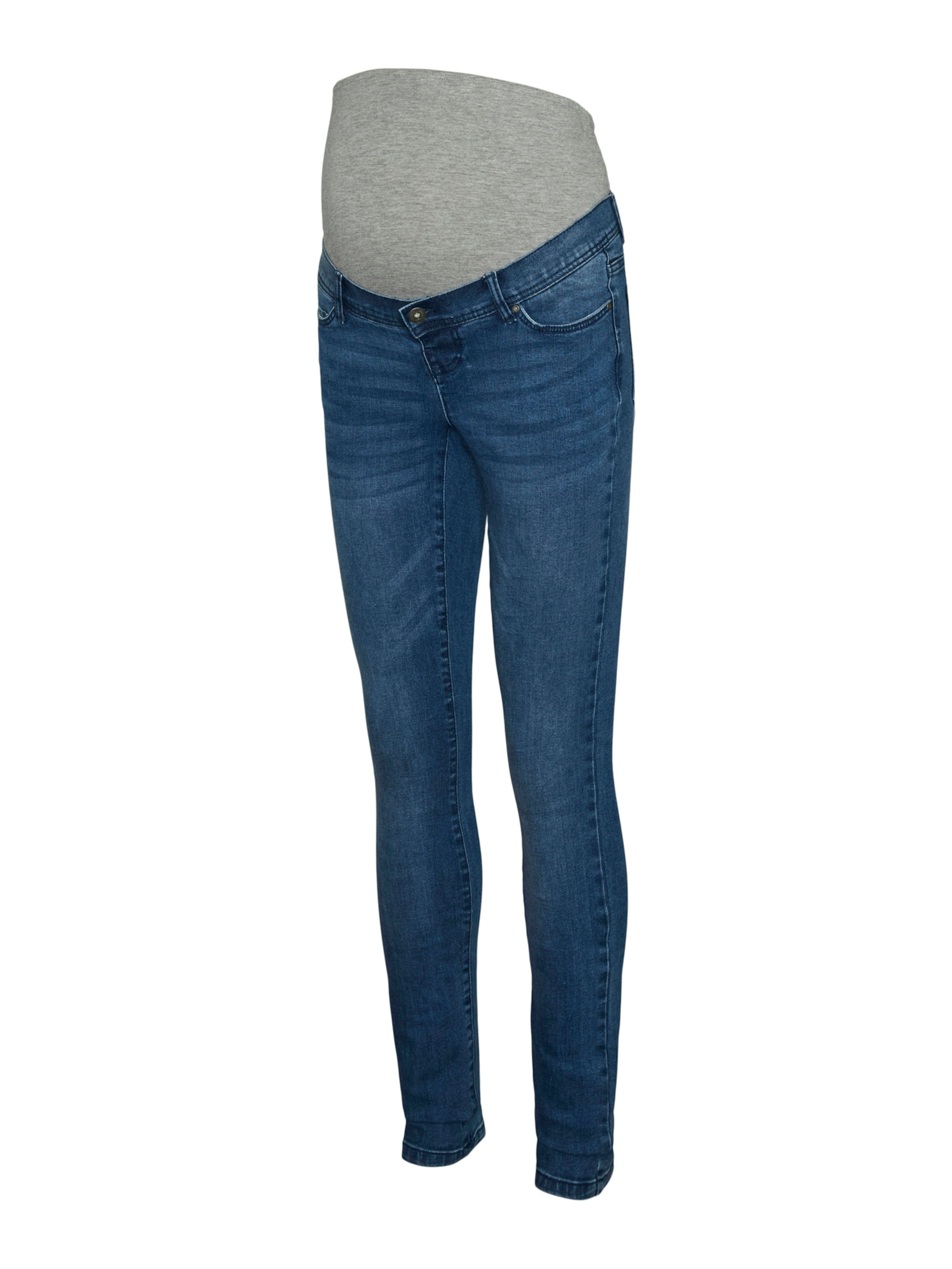 MAMALICIOUS Slimfit Jeans 'MLKAIRO' i blå: framsida