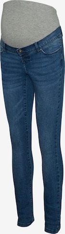 MAMALICIOUS Slimfit Farkut 'MLKAIRO' värissä sininen: etupuoli