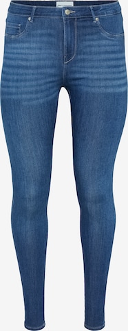 Skinny Jean ONLY Carmakoma en bleu : devant
