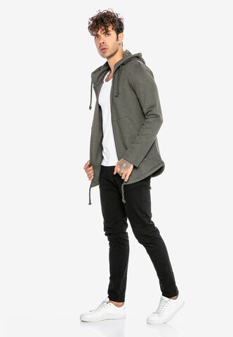 Redbridge Sweatjacke 'Antioch' in Grün