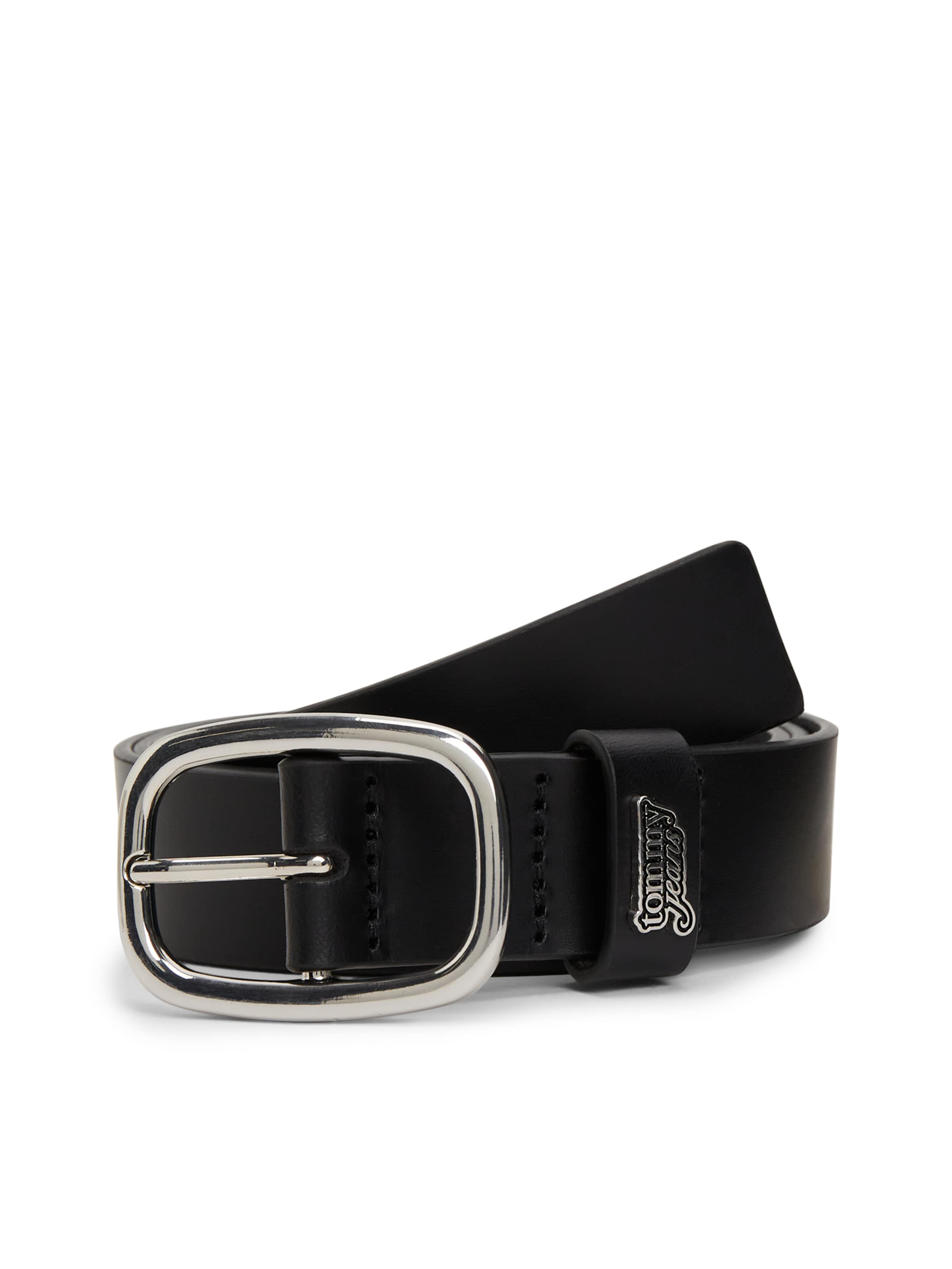 Tommy Jeans Belt in Black: front