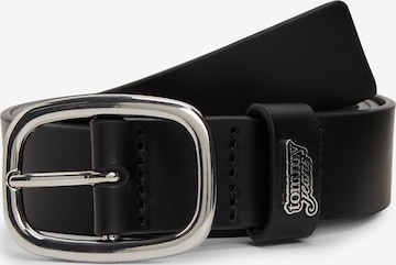 Tommy Jeans Belt in Black: front