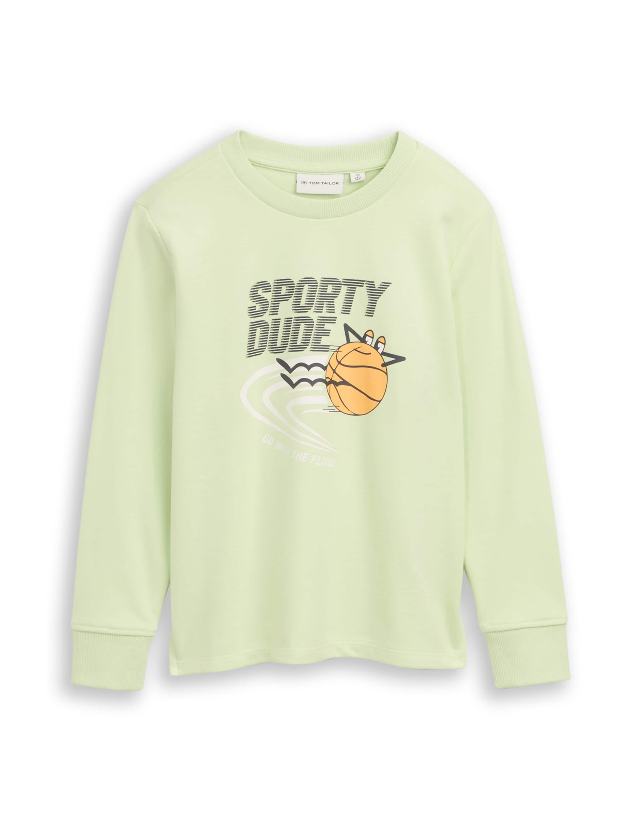 TOM TAILOR - Sudadera en verde: frente