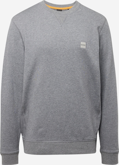 BOSS Orange Sweat-shirt 'Westart' en gris chiné, Vue avec produit