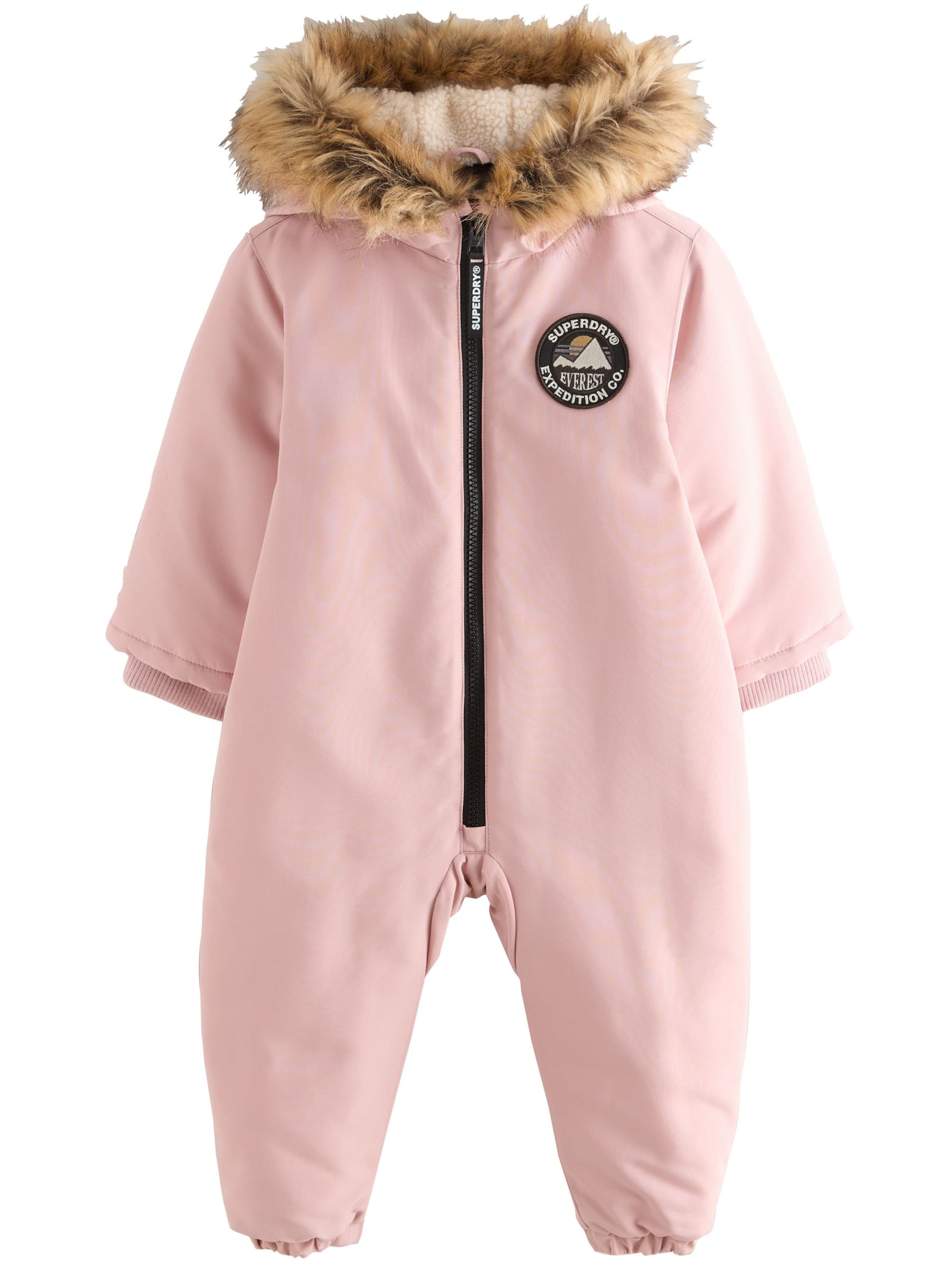 Completo funzionale 'Everest' di Superdry in rosa: frontale