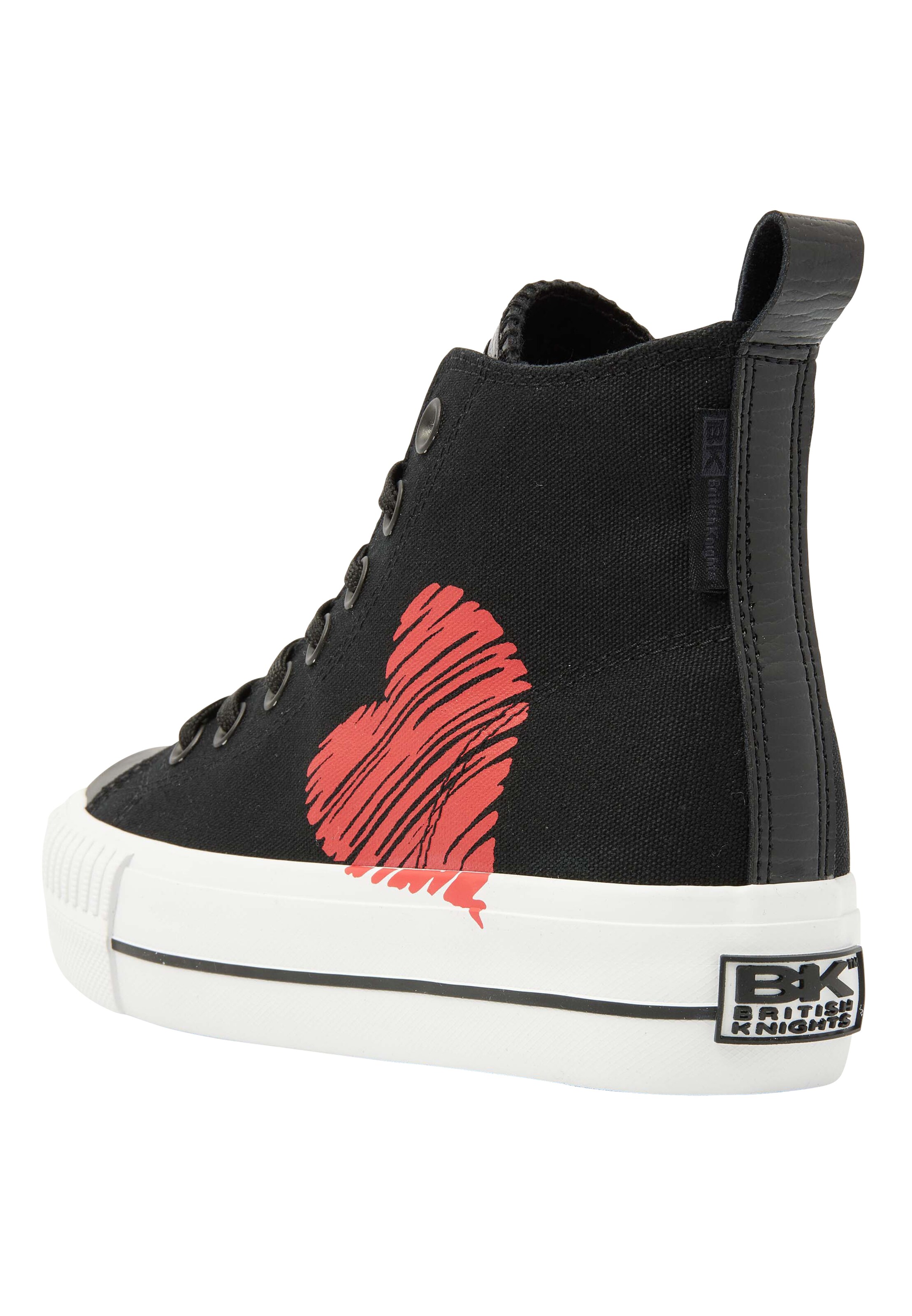 BRITISH KNIGHTS Sneakers hoog ' KAYA MID ' in Zwart