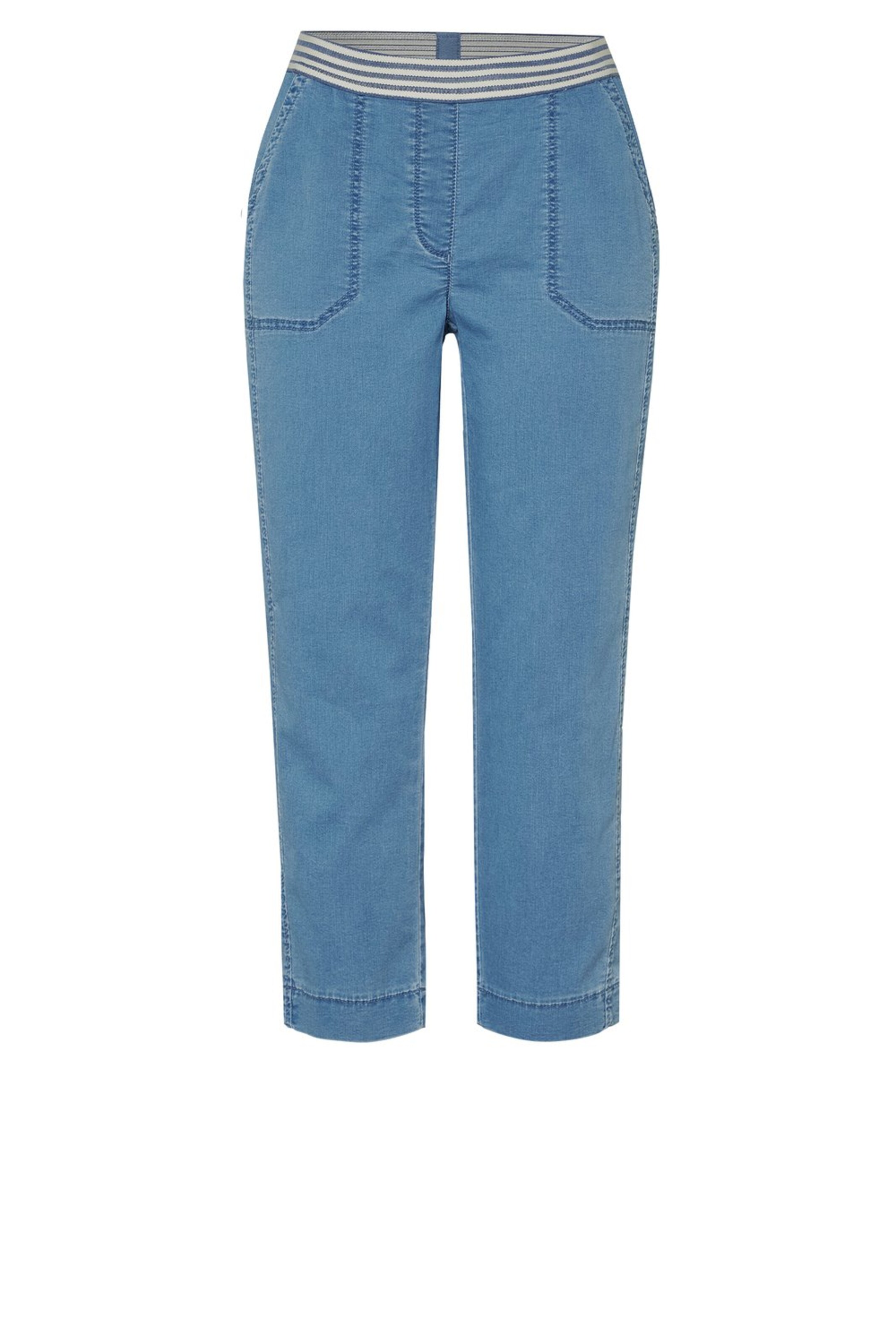 TONI Regular Trousers in Blue: front