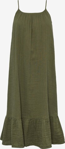 PIECES Letní šaty 'Lelou' – zelená: přední strana