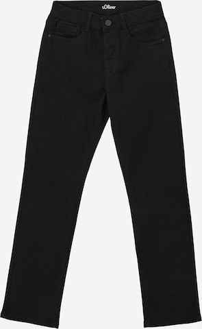 s.Oliver Regular Jeans 'Suri' in Zwart: voorkant