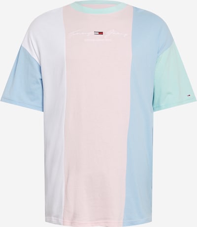 Tommy Jeans Curve Ljetna haljina u svijetloplava / svijetlozelena / roza / bijela, Pregled proizvoda