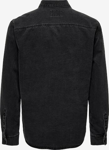 Only & Sons Comfort Fit Skjorte 'BANE' i grå