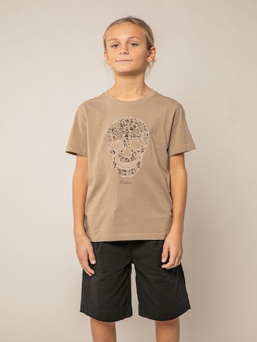 T-Shirt 'Shadow' Deeluxe en marron : devant