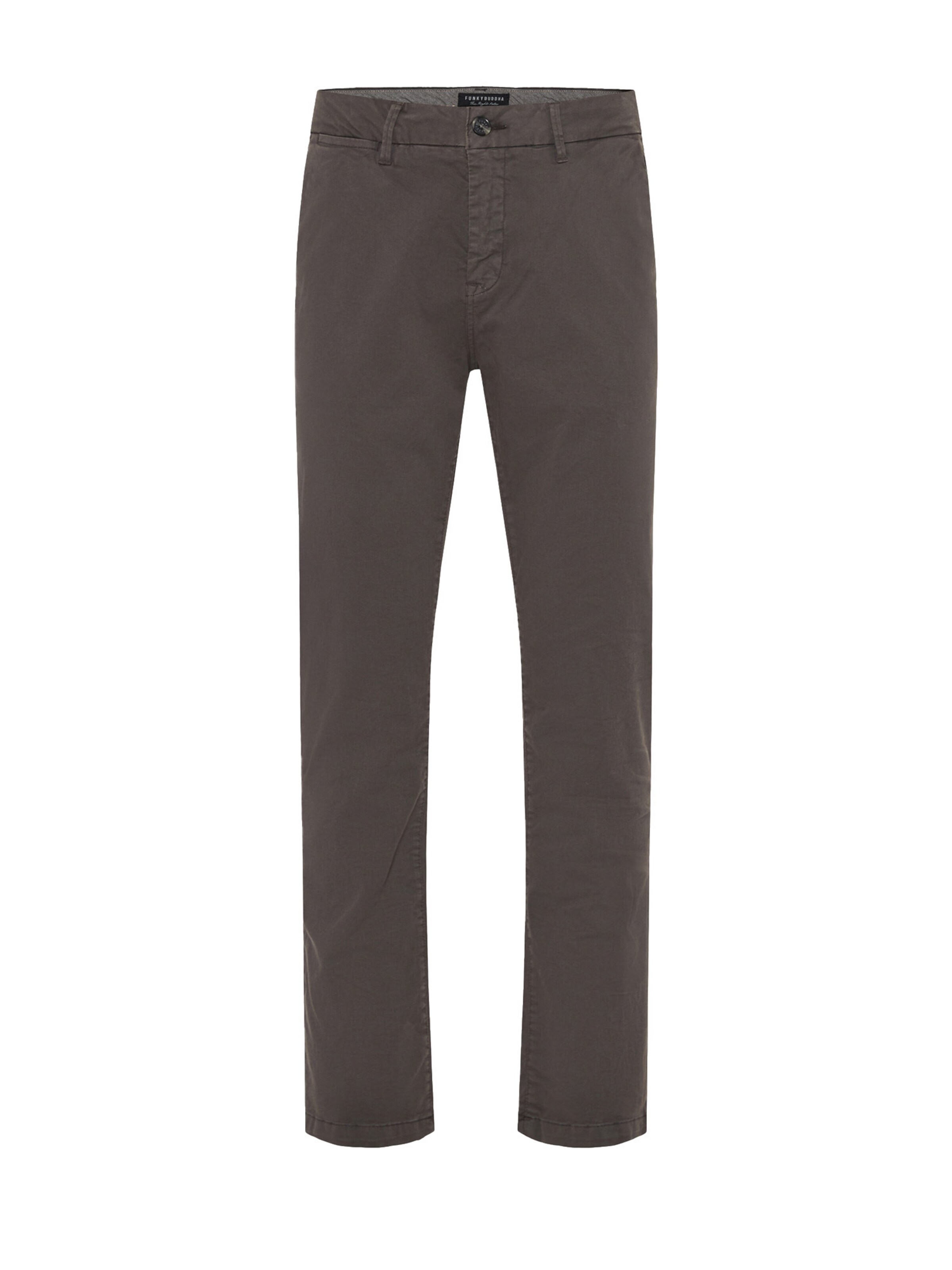 regular Pantaloni chino di Funky Buddha in grigio: frontale