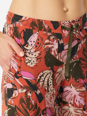 SCHIESSER - Pantalón de pijama ' Mix Relax ' en naranja