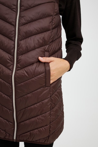 Fransa Vest 'FRBAPADDING 4' in Brown