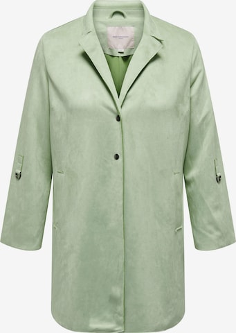 ONLY Carmakoma Between-Seasons Coat 'Joline' in Green: front