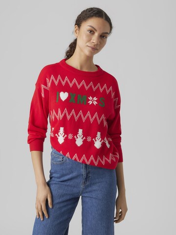 VERO MODA Trui in Rood: voorkant