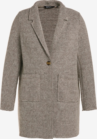 Ulla Popken Strickjacke in Beige: predná strana