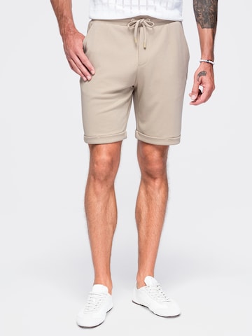 Regular Pantalon chino 'Quintessence' Ombre en beige