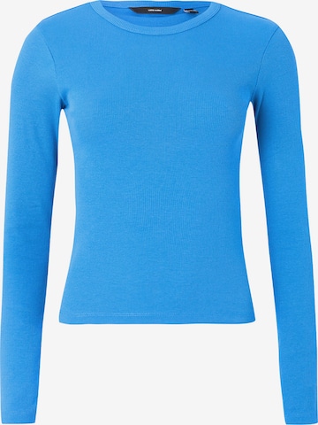 VERO MODA Тениска 'VMCHLOE' в синьо: отпред